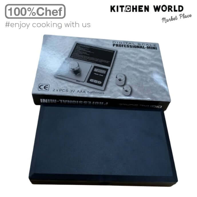 เครื่องชั่งวัตถุดิบขนาดพกพา 100% Chef 130/0001 เริ่มต้น 0.01 กรัม
